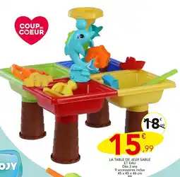 Stokomani COUP DE COEUR La table de jeux sable et eau offre