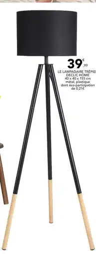 Stokomani DECLIC HOME Le lampadaire trépied offre