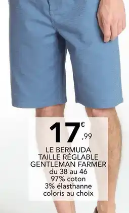 Stokomani GENTLEMAN FARMER Le bermuda taille réglable offre