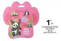 Stokomani SENCE Le masque pour les pieds offre