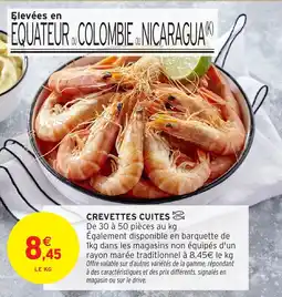 Intermarché Crevettes cuites offre