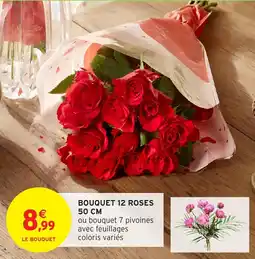 Intermarché Bouquet 12 roses offre