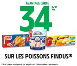 Intermarché Sur les poissons findus offre