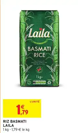 Intermarché Riz basmati laila offre