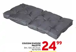 Trafic Coussin d'assise palette offre