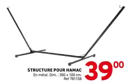 Trafic Structure pour hamac offre