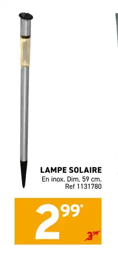 Trafic Lampe solaire offre
