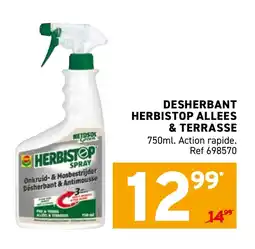 Trafic Desherbant herbistop allees & terrasse offre