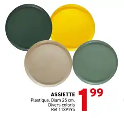 Trafic Assiette offre