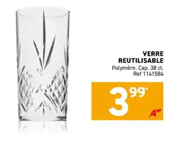 Trafic Verre reutilisable offre
