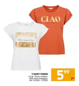Trafic T-shirt femme offre