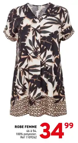 Trafic Robe femme offre