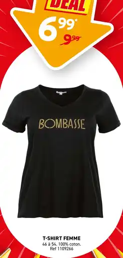 Trafic T-shirt femme offre