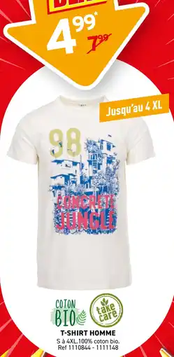 Trafic T-shirt homme offre