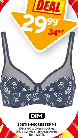 Trafic Soutien-gorge femme offre
