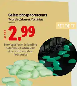 Lidl Galets phosphorescents offre