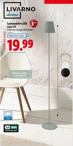 Lidl LIVARNO HOME Lampadaire LED sans fil offre