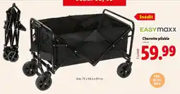 Lidl EASYMAXX Charrette pliable offre