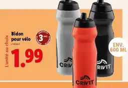 Lidl CRIVIT Bidon pour vélo offre