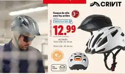 Lidl CRIVIT Casque de vélo avec feu arrière offre