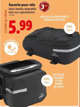Lidl Sacoche pour vélo offre