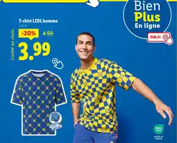 Lidl LIDL T-shirt homme offre