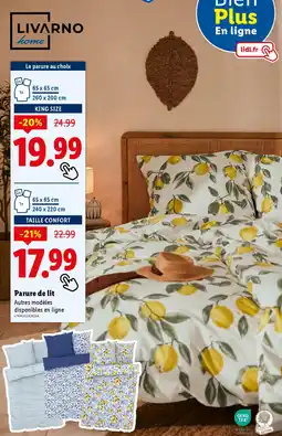 Lidl LIVARNO HOME Parure de lit offre