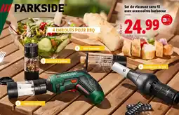 Lidl PARKSIDE Set de visseuse sans fil avec accessoires barbecue offre