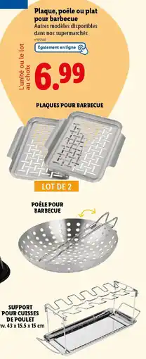 Lidl Plaque, poêle ou plat pour barbecue offre