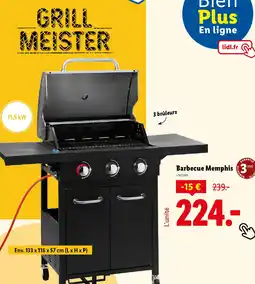 Lidl GRILL MEISTER Barbecue Memphis offre