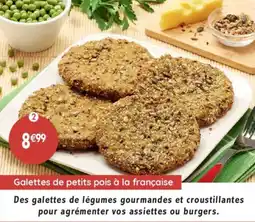 Maximo Galettes de petits pois à la française offre