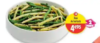 Maximo Duo de haricots offre