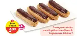 Maximo 4 Eclairs au chocolat offre