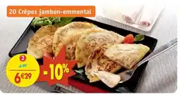 Maximo 20 Crêpes jambon-emmental offre