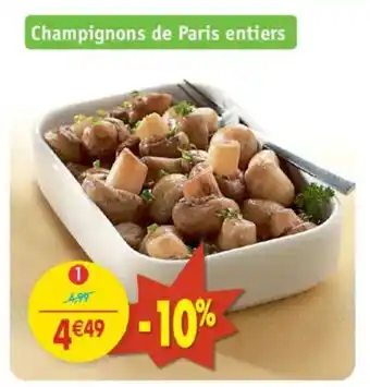 Maximo Champignons de Paris entiers offre
