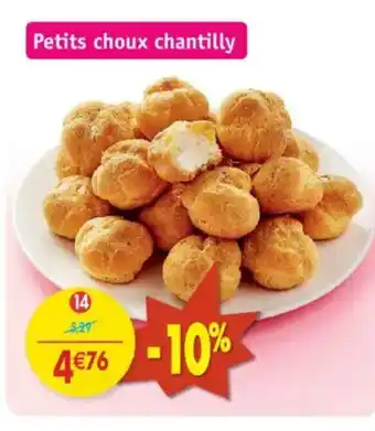 Maximo Petits choux chantilly offre