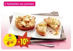 Maximo 2 Tartelettes aux pommes offre