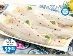 Maximo Filets de bar avec peau offre
