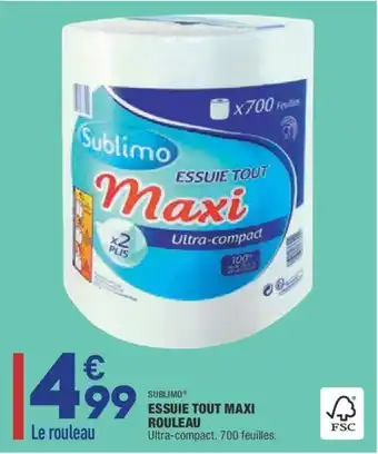ALDI Essuie tout maxi rouleau offre