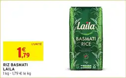 Intermarché Hyper Riz basmati laila offre