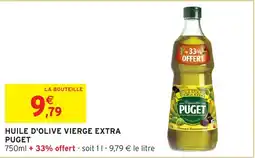 Intermarché Hyper Huile d'olive vierge extra puget offre