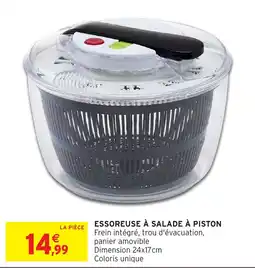 Intermarché Hyper Essoreuse à salade à piston offre
