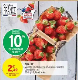 Intermarché Express FRAISE offre