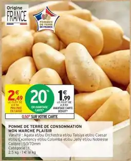 Intermarché Express POMME DE TERRE DE CONSOMMATION MON MARCHE PLAISIR offre