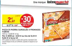Intermarché Express Pizza di Pierra Surgelée 4 Fromages Fiorini offre
