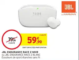 Intermarché Hyper JBL endurance race 2 noir offre