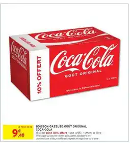 Intermarché Express BOISSON GAZEUSE GOÛT ORIGINAL COCA-COLA offre