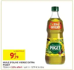 Intermarché Express Huile D'olive Vierge Extra Puget offre