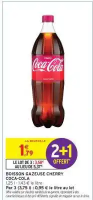 Intermarché Express BOISSON GAZEUSE CHERRY COCA-COLA offre