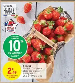Intermarché Contact FRAISE offre